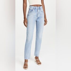 Agolde Pinch Waist Jeans. Size 25. Medium Washed Denim. Perfect condition!